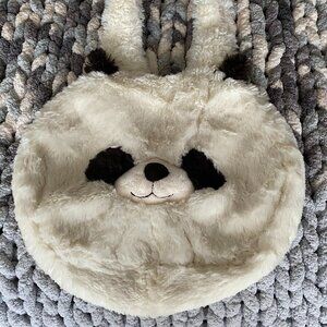 CUTE and Fluffy White Faux Fur Shopper Tote Panda Bag Brand New Without Tags
